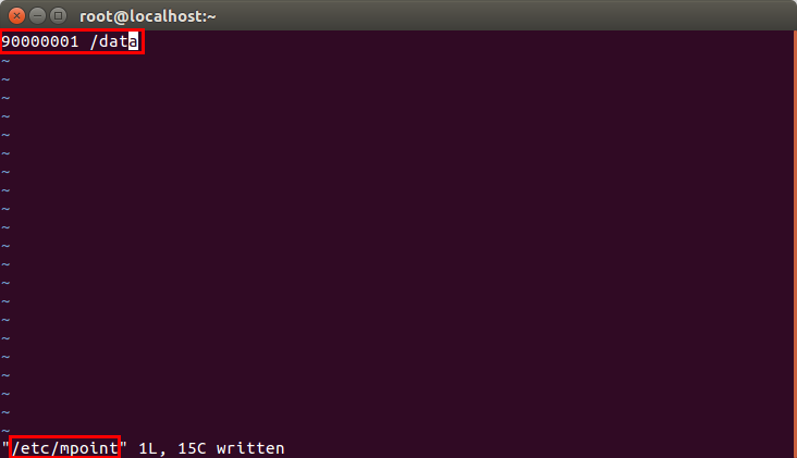 자동 마운트 설정